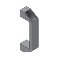 MODULAR SOLUTIONS PULL HANDLE 120 WITH STAINLESS STEEL HARDWARE